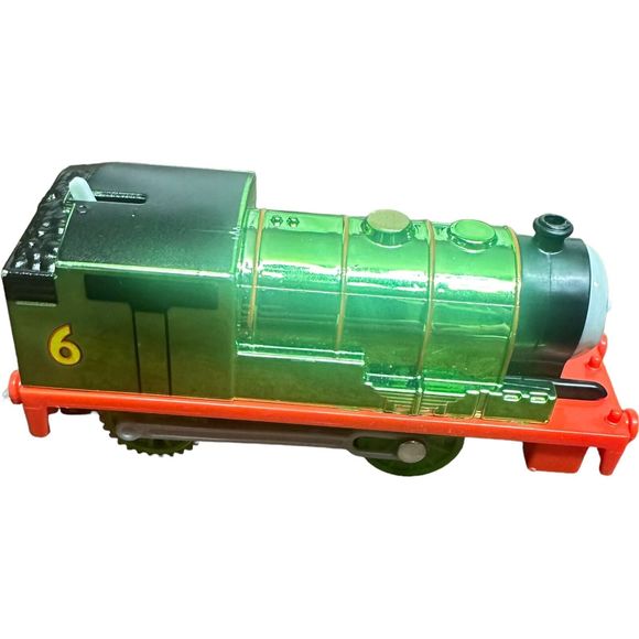 Lot Of 2 Thomas Friends Percy Limited Metallic Green Motorized 2013 Train WORKS - Picture 7 of 16